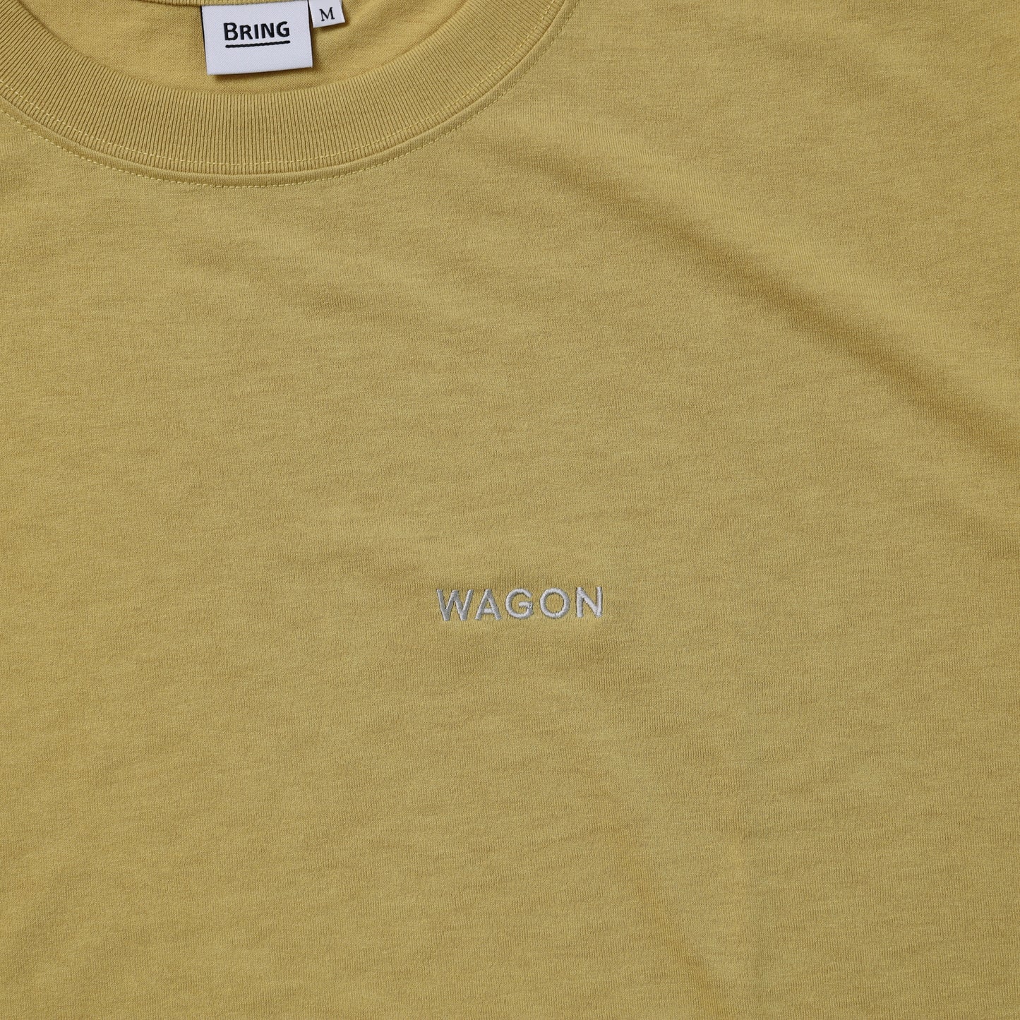 WAGON EMBROIDERY TEE - YELLOW