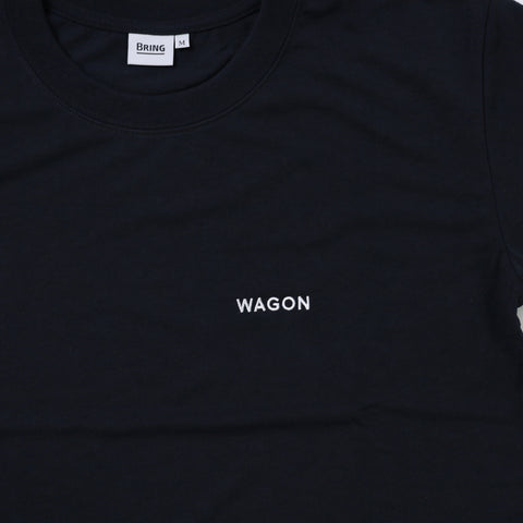 WAGON EMBROIDERY TEE - BLACK