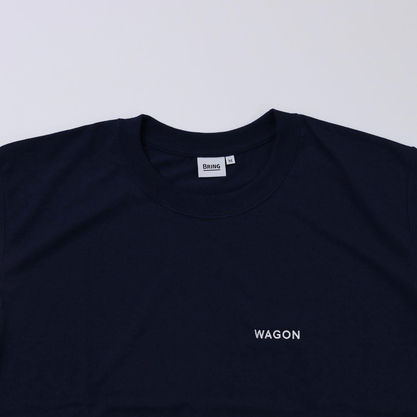 WAGON EMBROIDERY TEE - NAVY