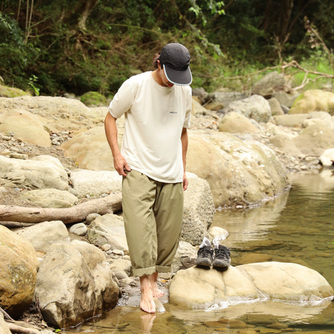 CYPRESS LONG BILL CAP - BLACK×GRAY