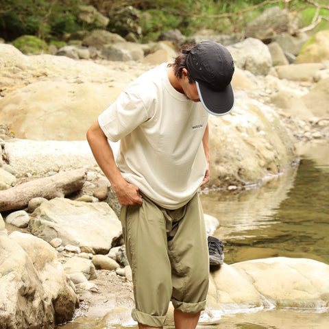 CYPRESS LONG BILL CAP - BLACK×GRAY