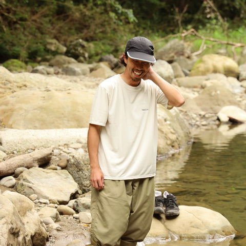 CYPRESS LONG BILL CAP - BLACK×GRAY