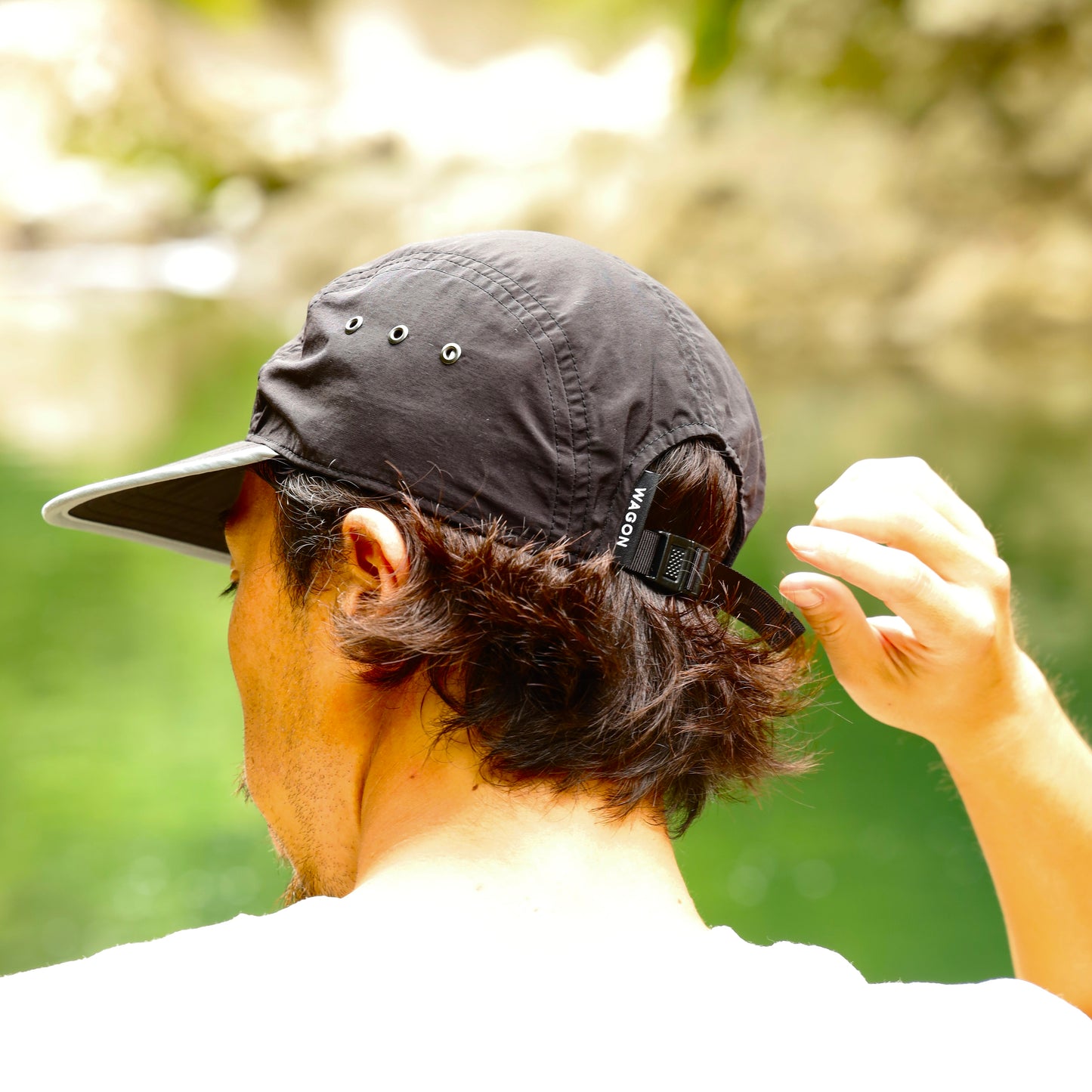 CYPRESS LONG BILL CAP - BLACK×GRAY