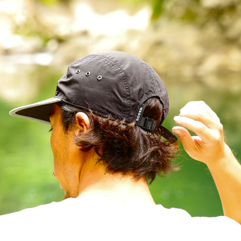 CYPRESS LONG BILL CAP - BLACK×GRAY