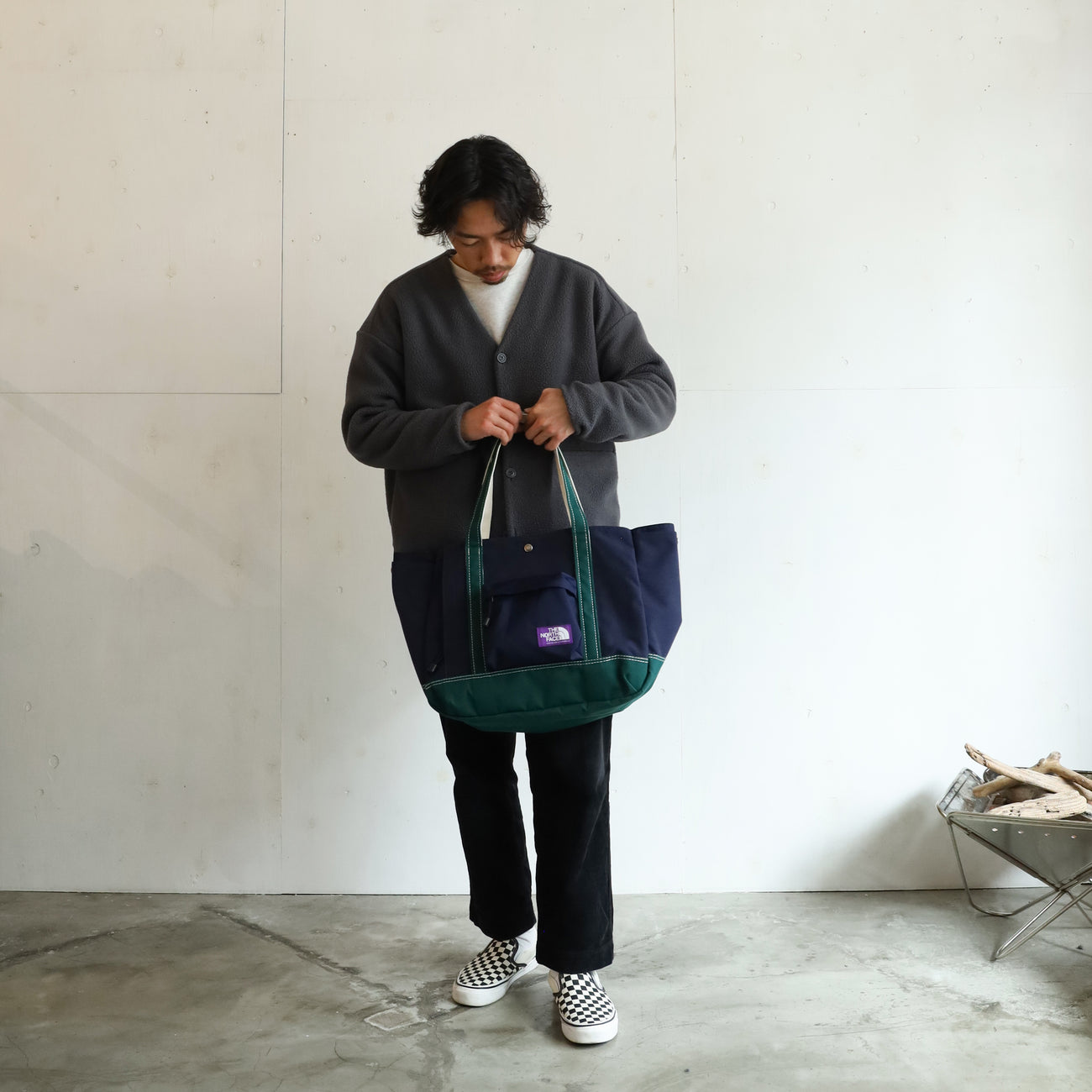 CORDURA Canvas Field Tote L - Navy