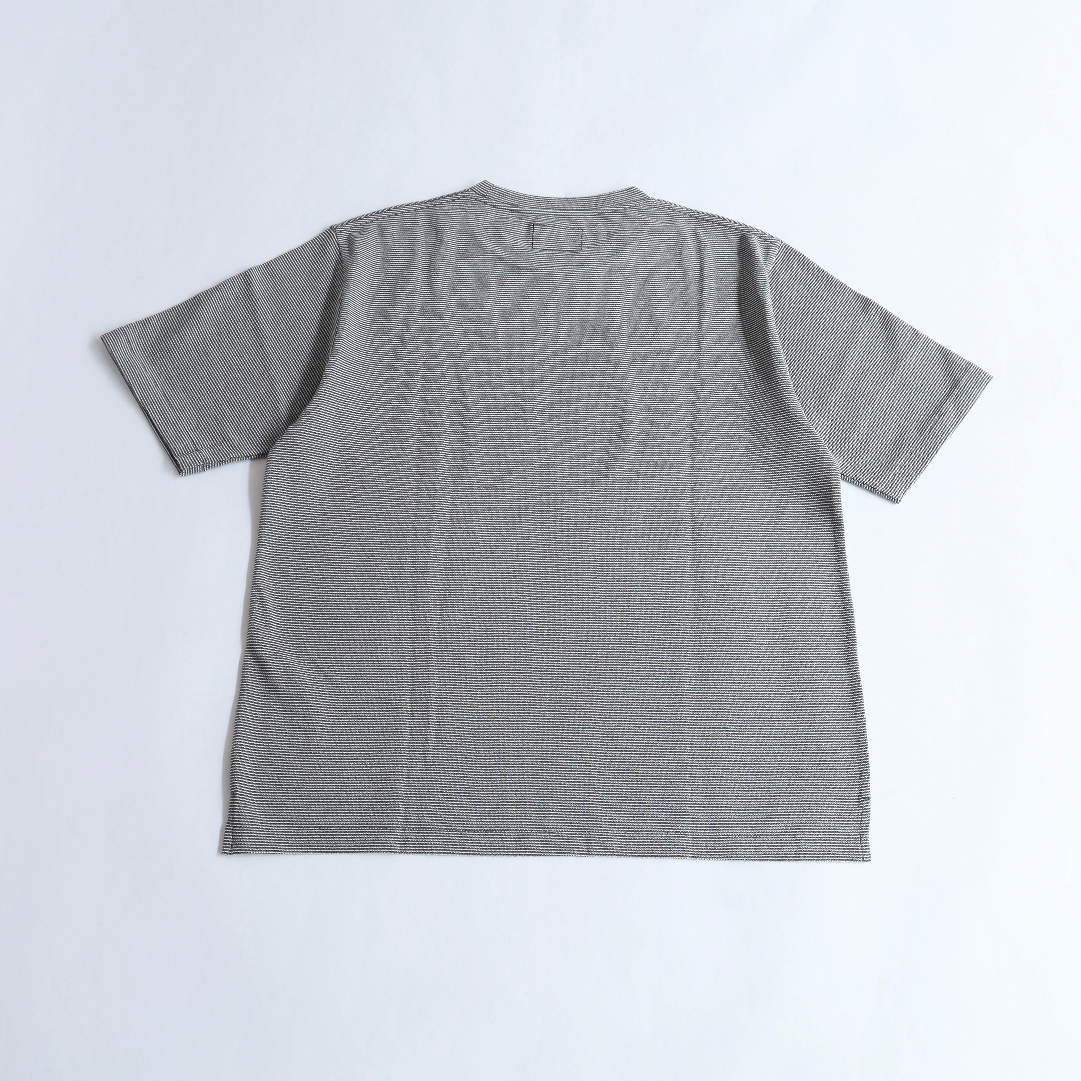 Moss Stitch Field H/S Tee - GRAY