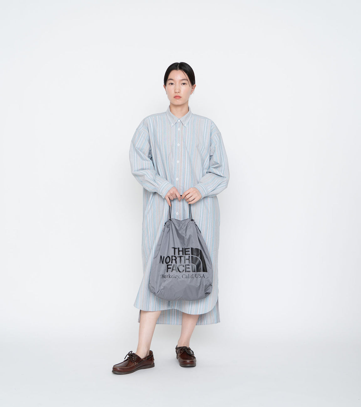 Mesh Field Tote M - GRAY