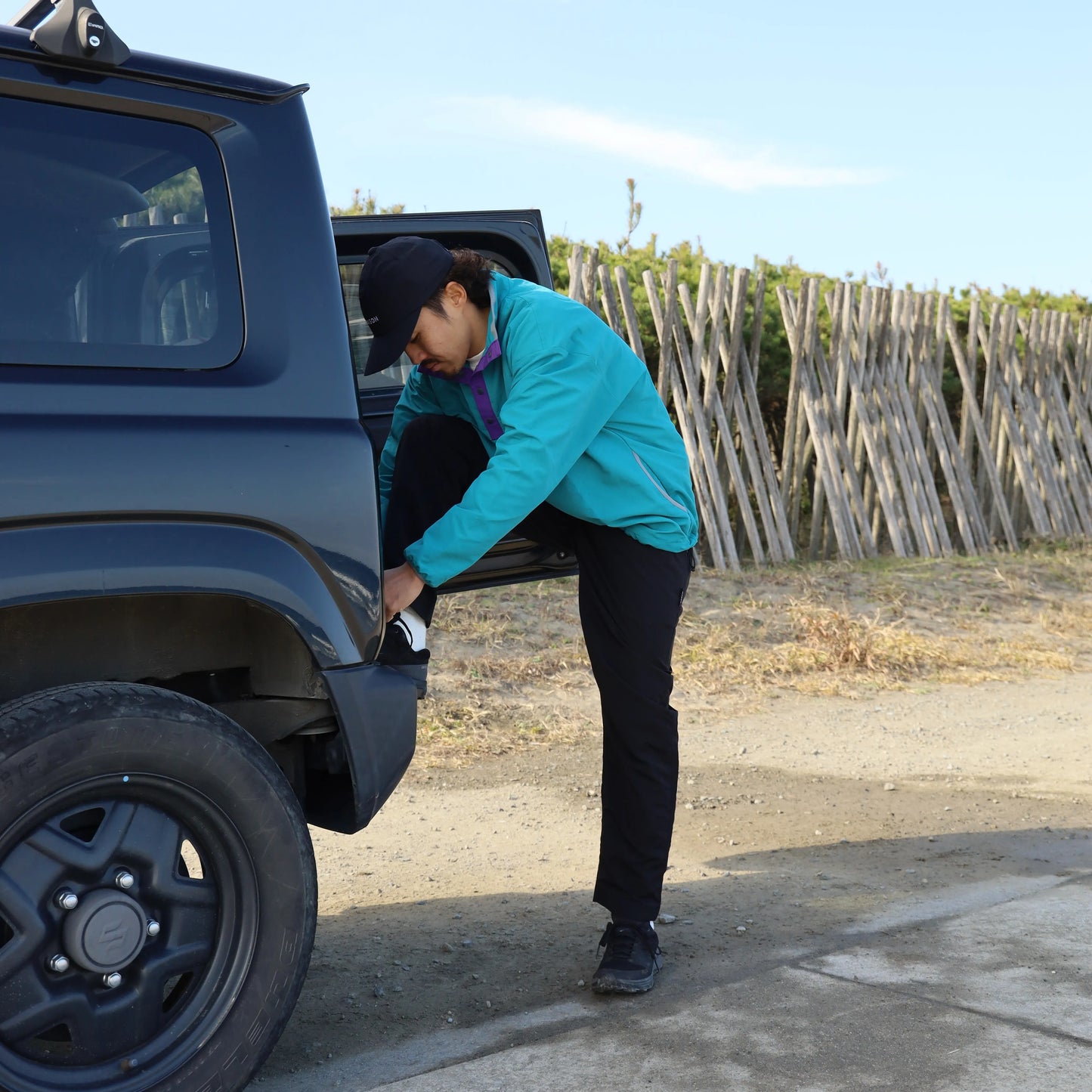 CEDAR PANTS SURPLEX NYLON - BLACK