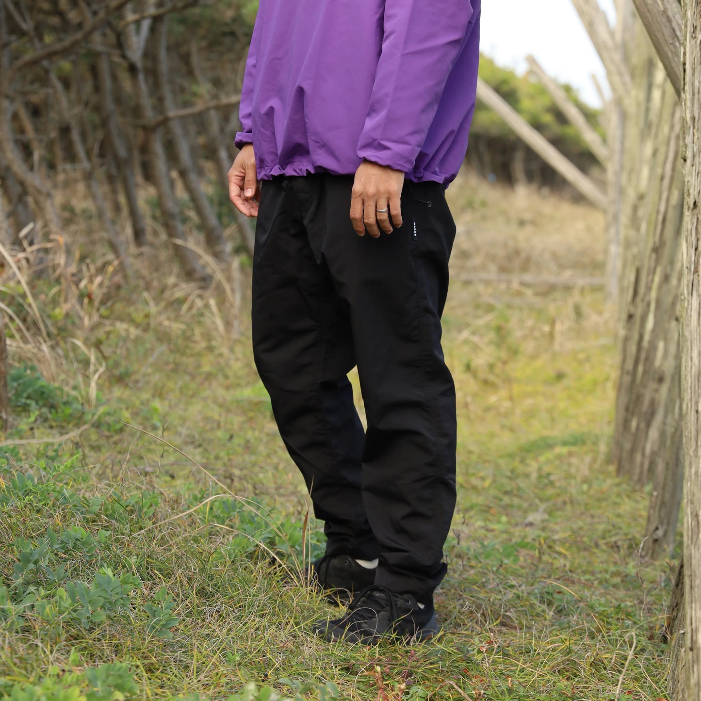 CEDAR PANTS SURPLEX NYLON - BLACK