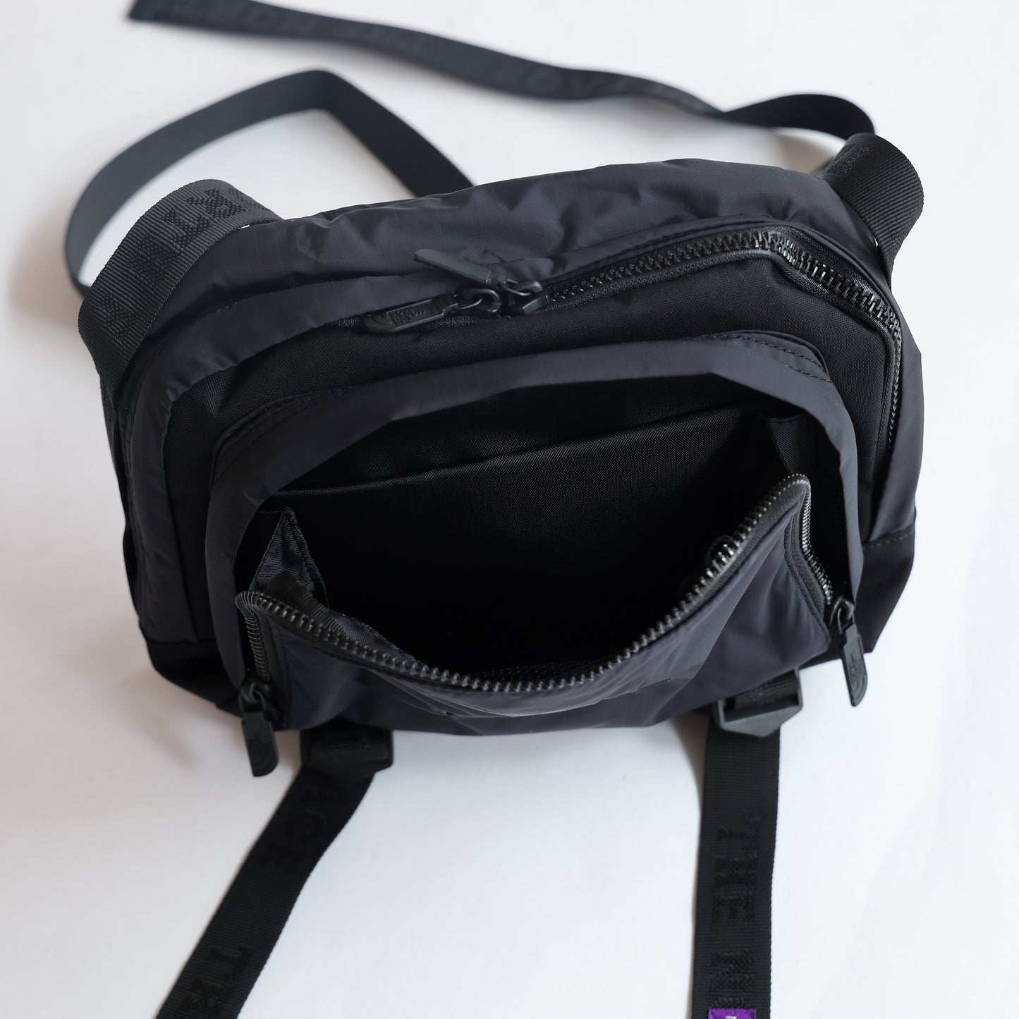 CORDURA Nylon Shoulder Bag - BLACK