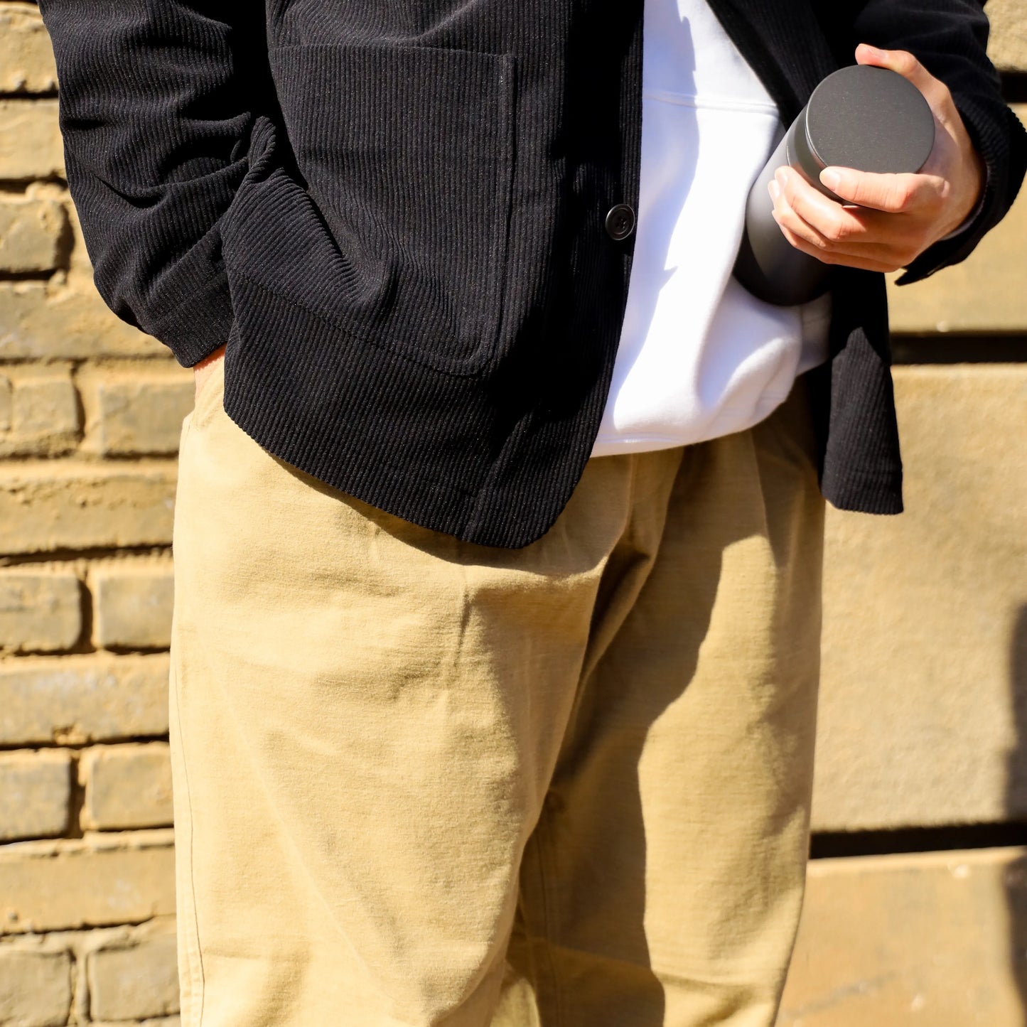 [DAILY LINE] MOLE SKIN CEDAR PANTS 2P - BEIGE