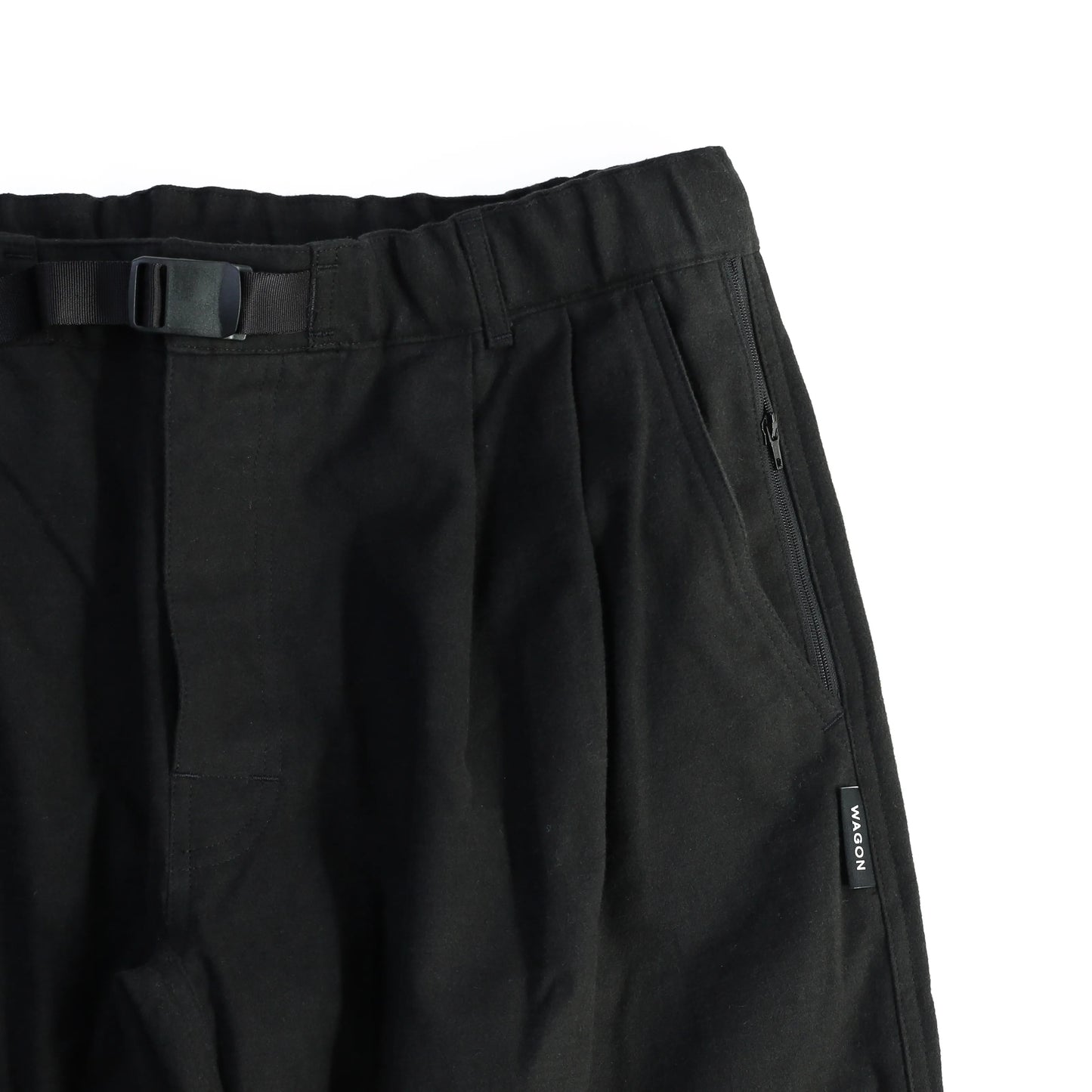 [DAILY LINE] MOLE SKIN CEDAR PANTS 2P - BLACK