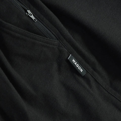 [DAILY LINE] MOLE SKIN CEDAR PANTS 2P - BLACK