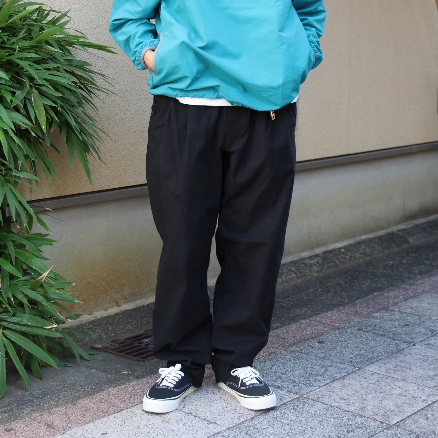 [DAILY LINE] MOLE SKIN CEDAR PANTS 2P - BLACK