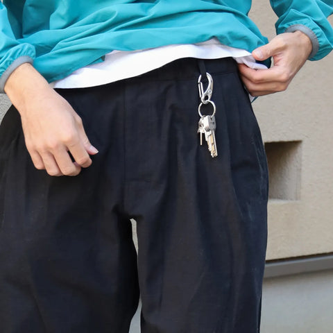 [DAILY LINE] MOLE SKIN CEDAR PANTS 2P - BLACK