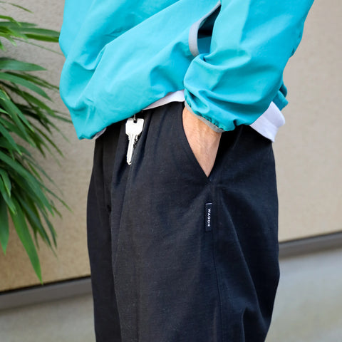 [DAILY LINE] MOLE SKIN CEDAR PANTS 2P - BLACK