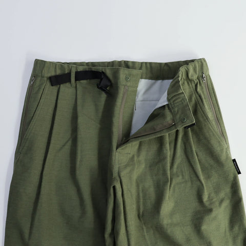 [DAILY LINE] MOLE SKIN CEDAR PANTS 2P - OLIVE