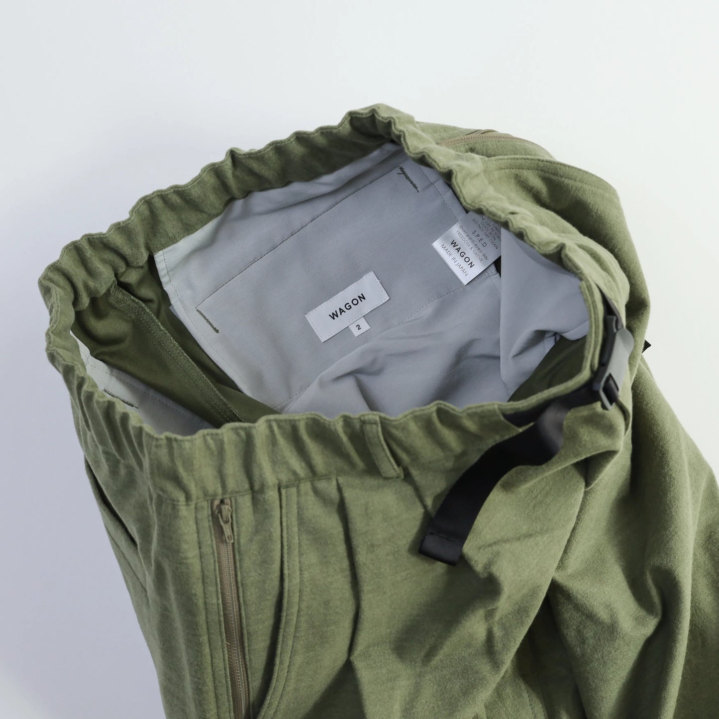 [DAILY LINE] MOLE SKIN CEDAR PANTS 2P - OLIVE