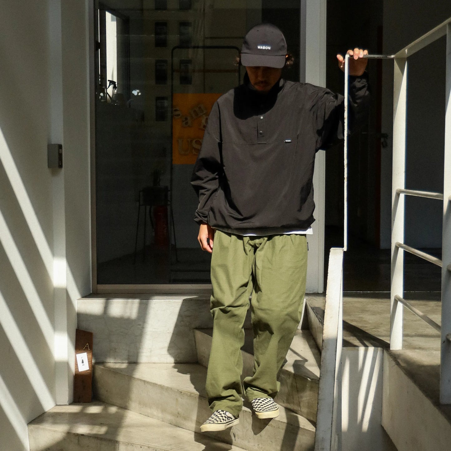 [DAILY LINE] MOLE SKIN CEDAR PANTS 2P - OLIVE