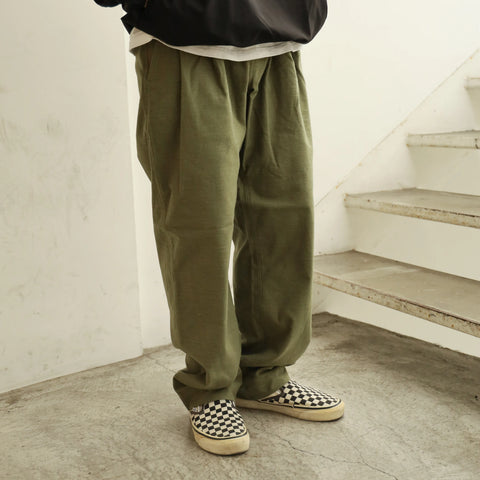 [DAILY LINE] MOLE SKIN CEDAR PANTS 2P - OLIVE