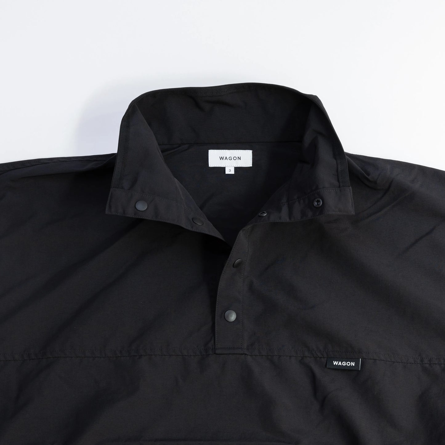 CYPRESS SNAP PULL OVER - BLACK