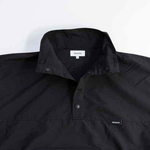CYPRESS SNAP PULL OVER - BLACK