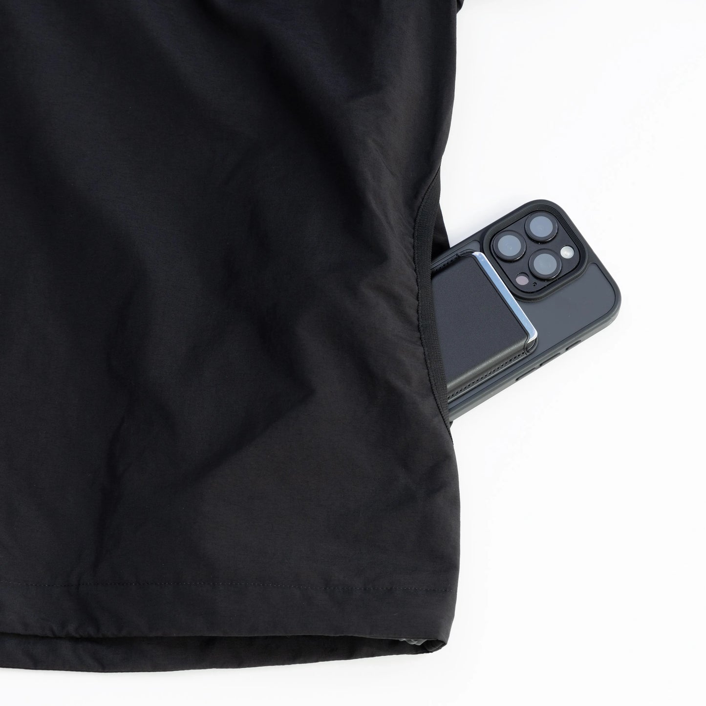 CYPRESS SNAP PULL OVER - BLACK