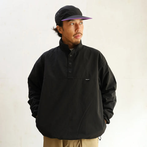 CYPRESS SNAP PULL OVER - BLACK