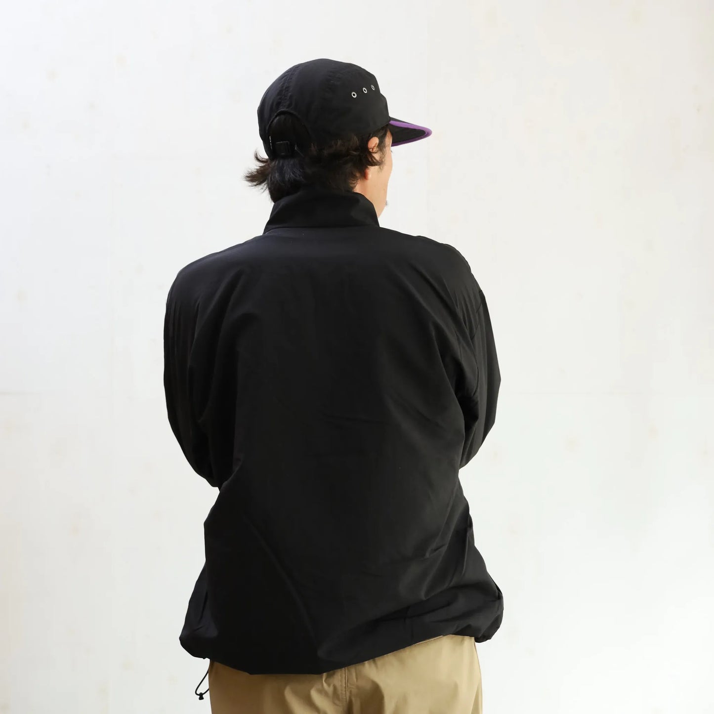 CYPRESS SNAP PULL OVER - BLACK