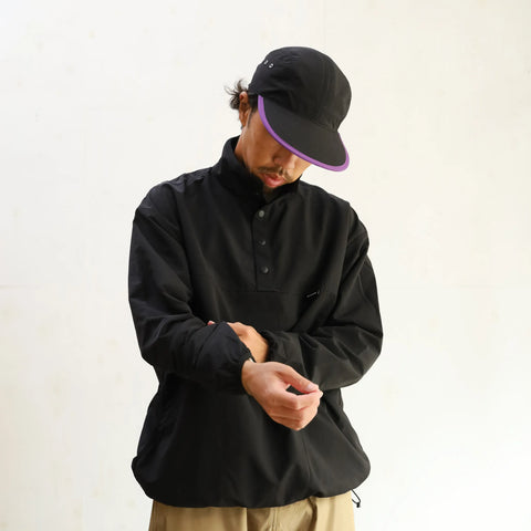 CYPRESS SNAP PULL OVER - BLACK