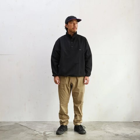 CYPRESS SNAP PULL OVER - BLACK