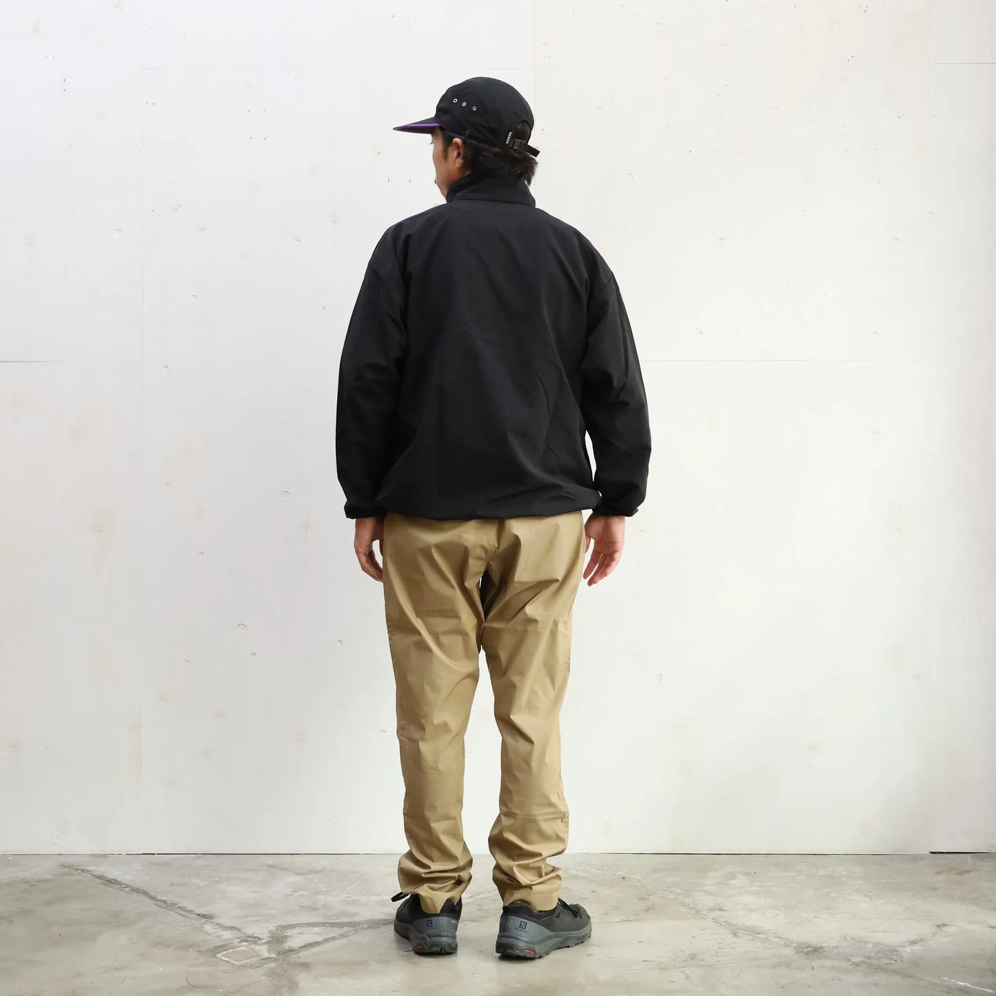 CYPRESS SNAP PULL OVER - BLACK