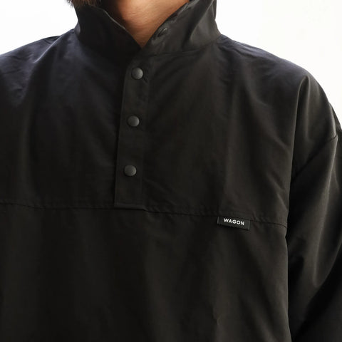 CYPRESS SNAP PULL OVER - BLACK