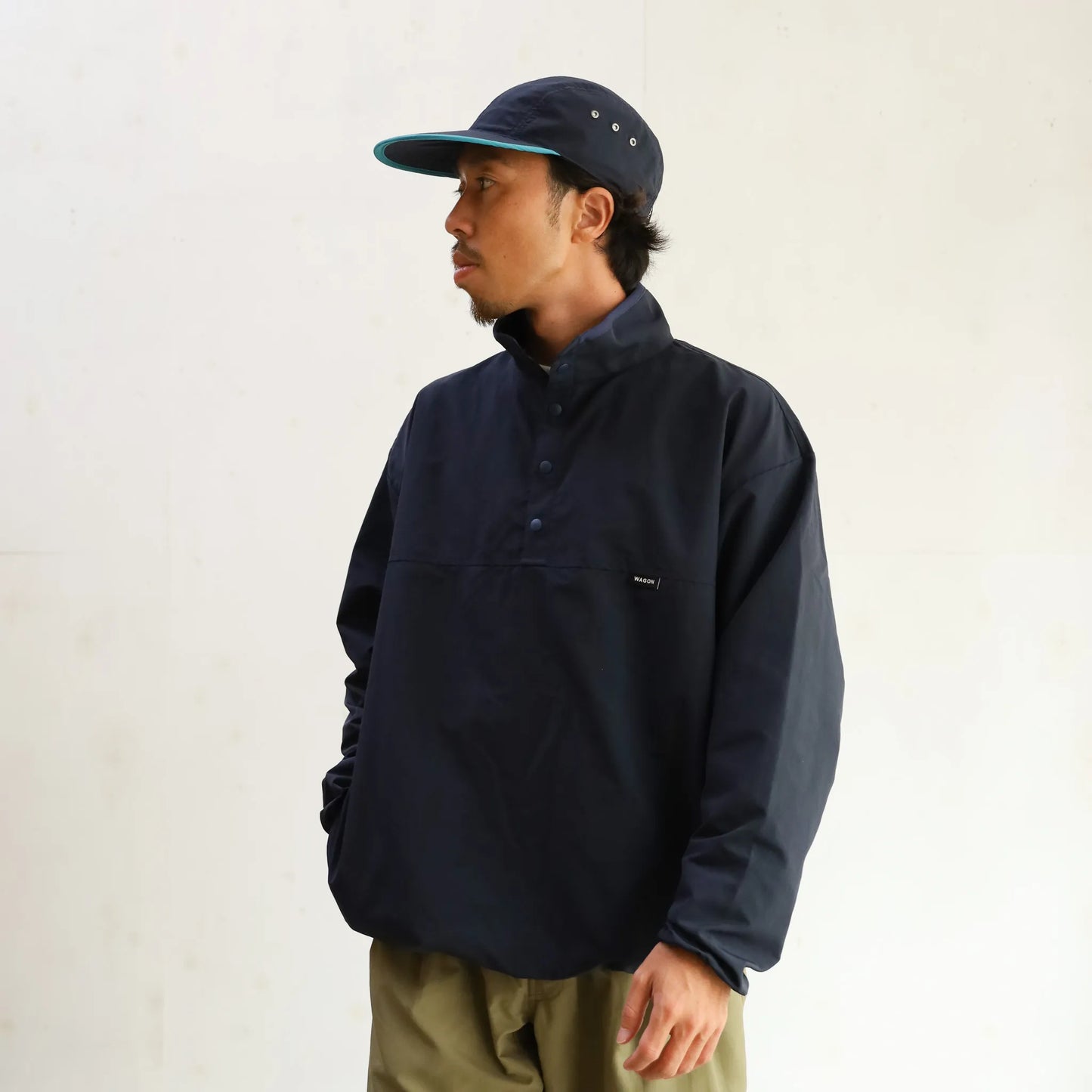 CYPRESS SNAP PULL OVER - NAVY