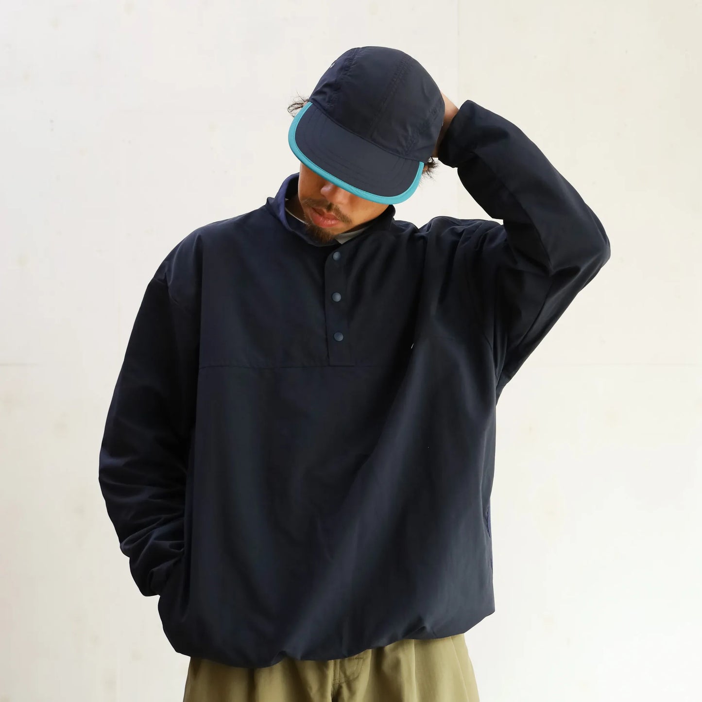 CYPRESS SNAP PULL OVER - NAVY