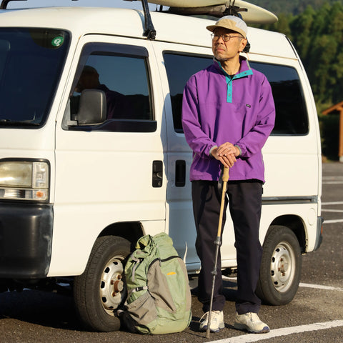 CYPRESS SNAP PULL OVER - PURPLE