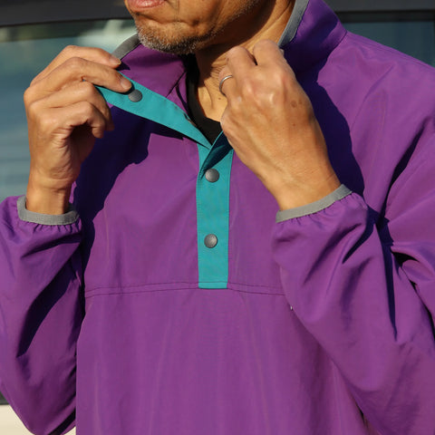 CYPRESS SNAP PULL OVER - PURPLE