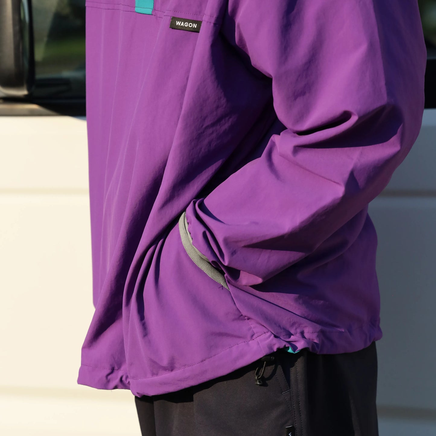 CYPRESS SNAP PULL OVER - PURPLE