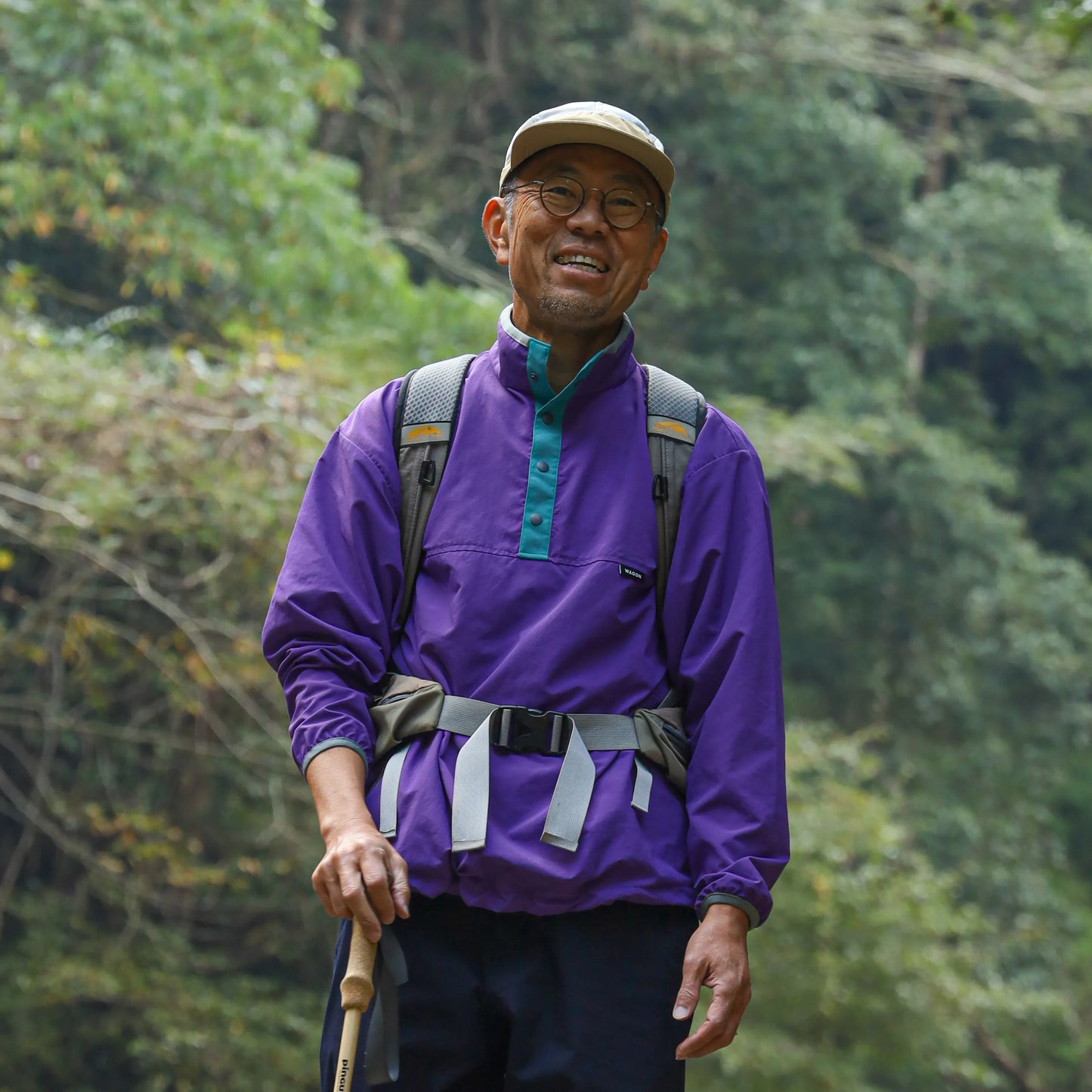 CYPRESS SNAP PULL OVER - PURPLE