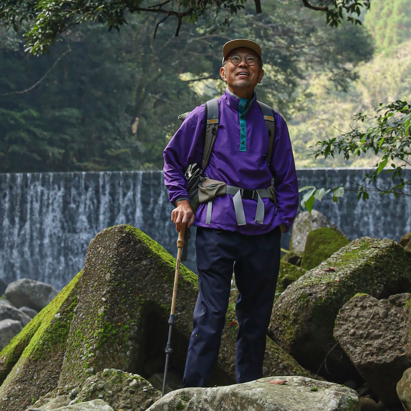 CYPRESS SNAP PULL OVER - PURPLE