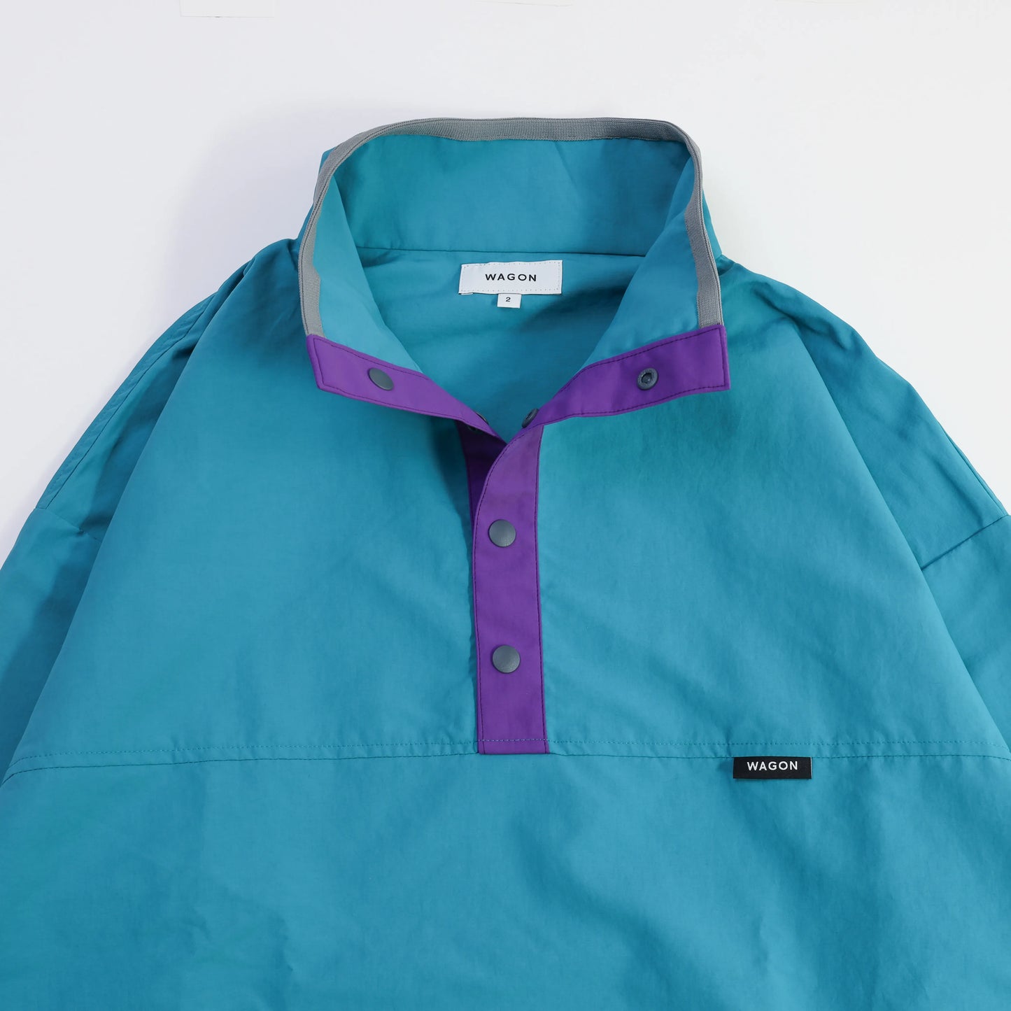 CYPRESS SNAP PULL OVER - TEAL
