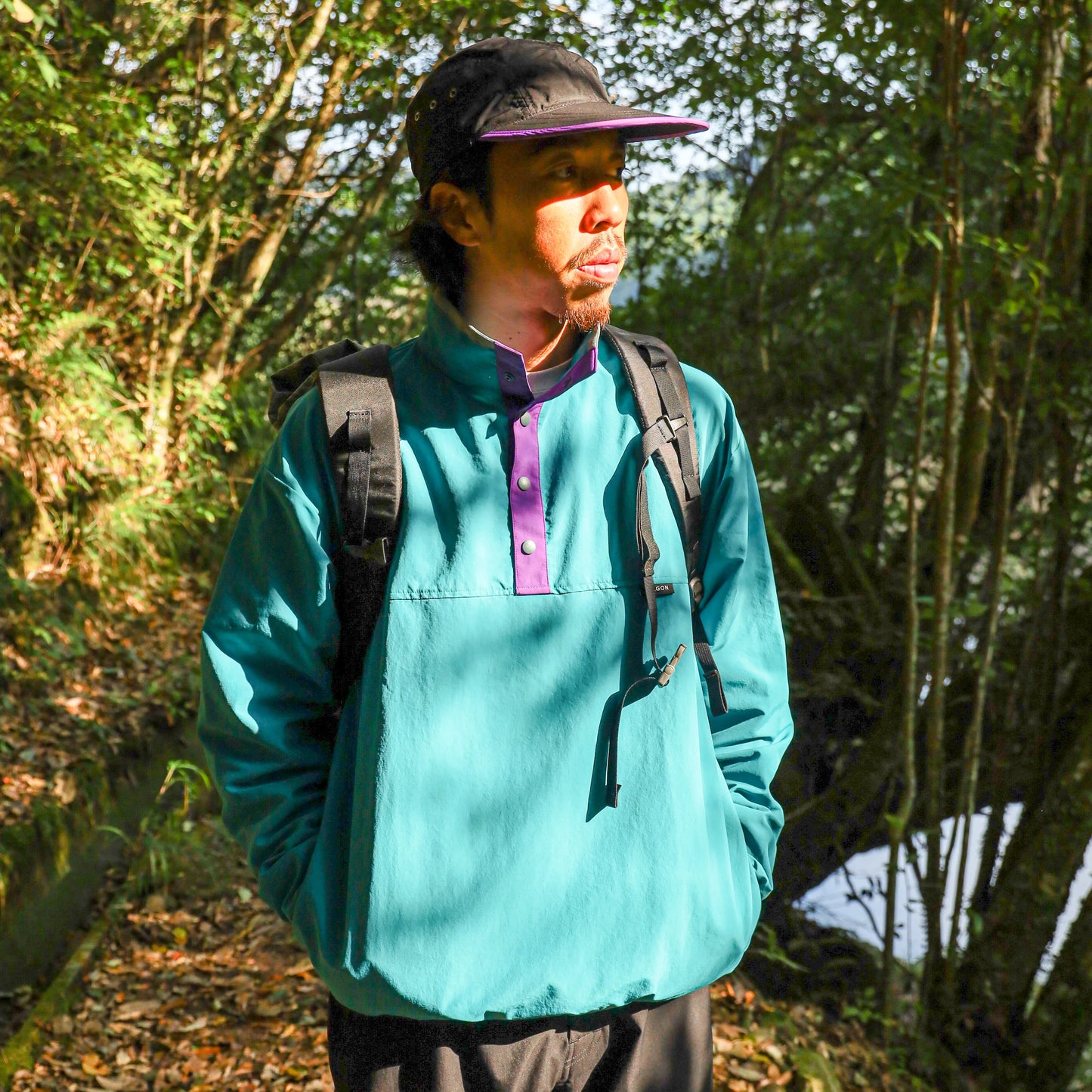 CYPRESS SNAP PULL OVER - TEAL