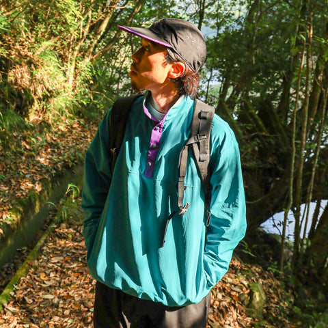 CYPRESS SNAP PULL OVER - TEAL