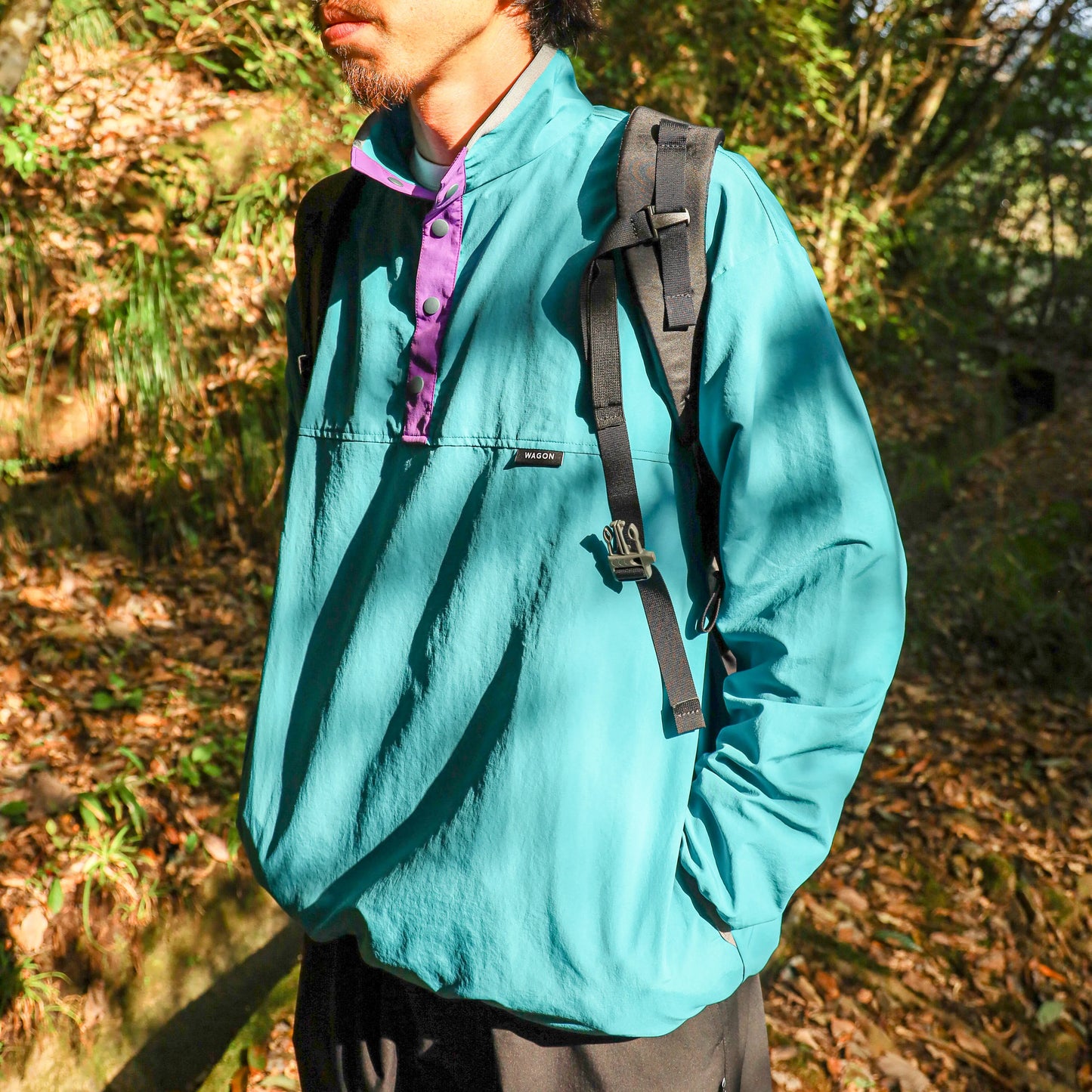 CYPRESS SNAP PULL OVER - TEAL