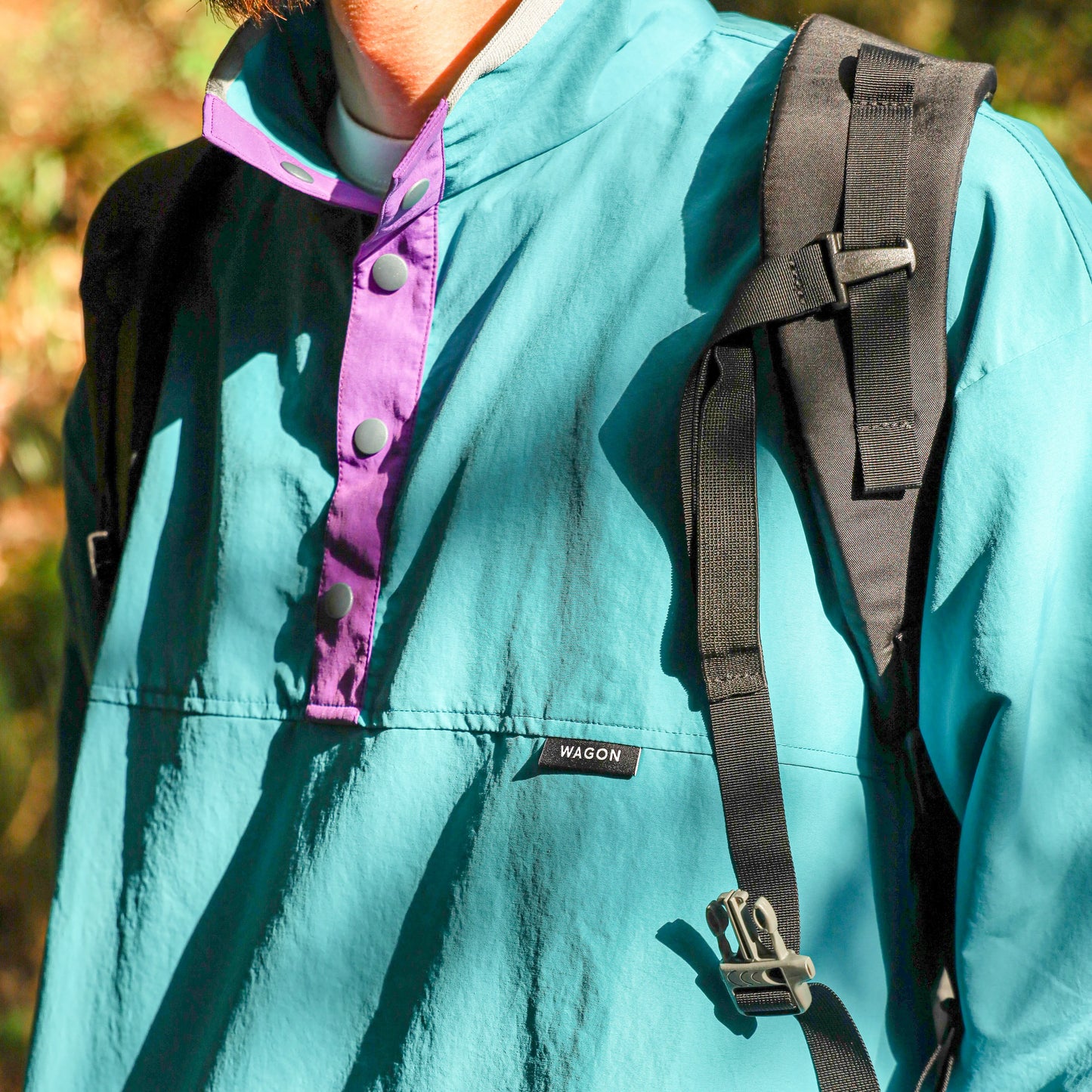 CYPRESS SNAP PULL OVER - TEAL