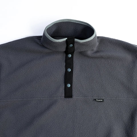 THERMAL PRO SNAP PULL OVER - CHARCOAL
