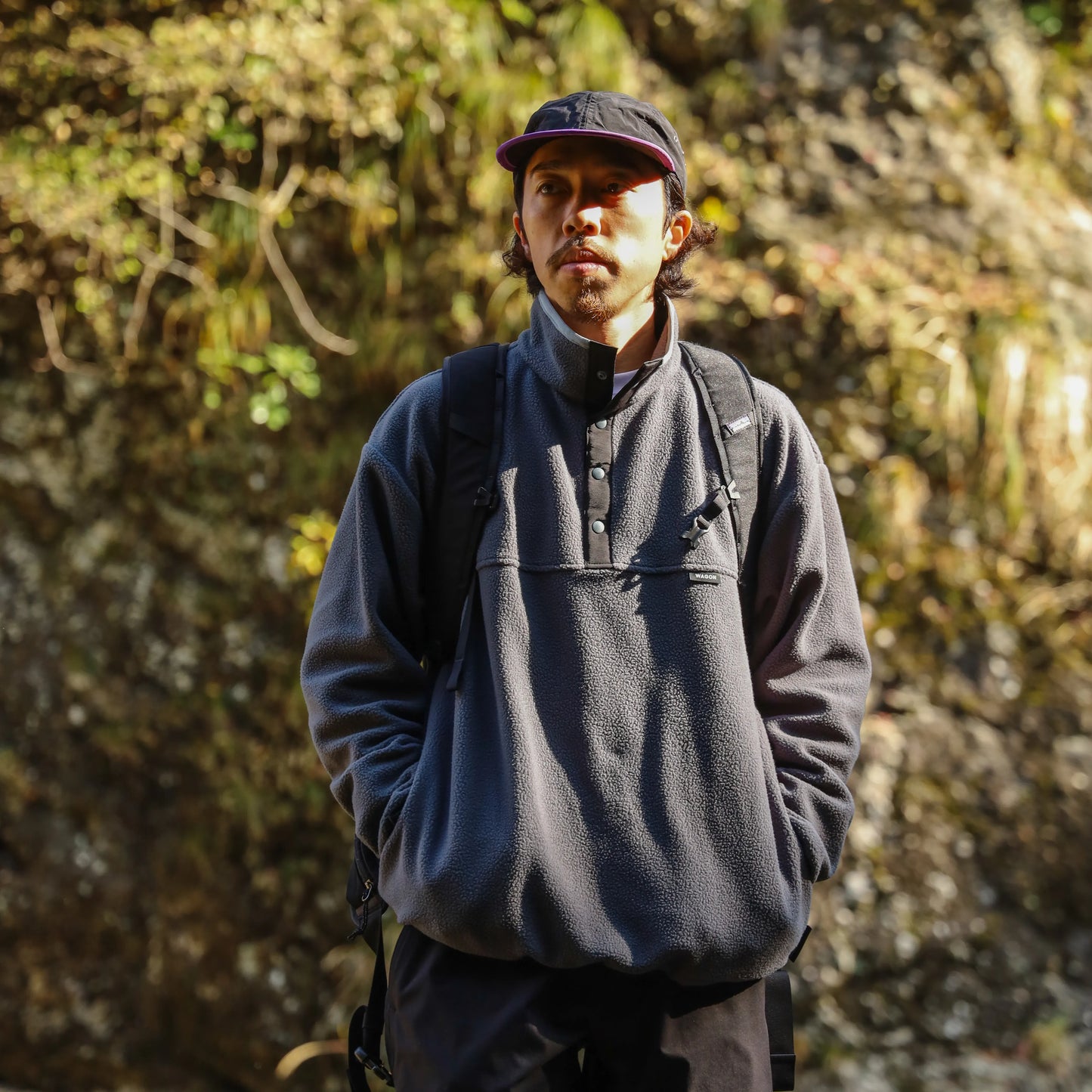 THERMAL PRO SNAP PULL OVER - CHARCOAL