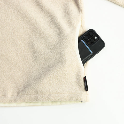 THERMAL PRO SNAP PULL OVER - NATURAL