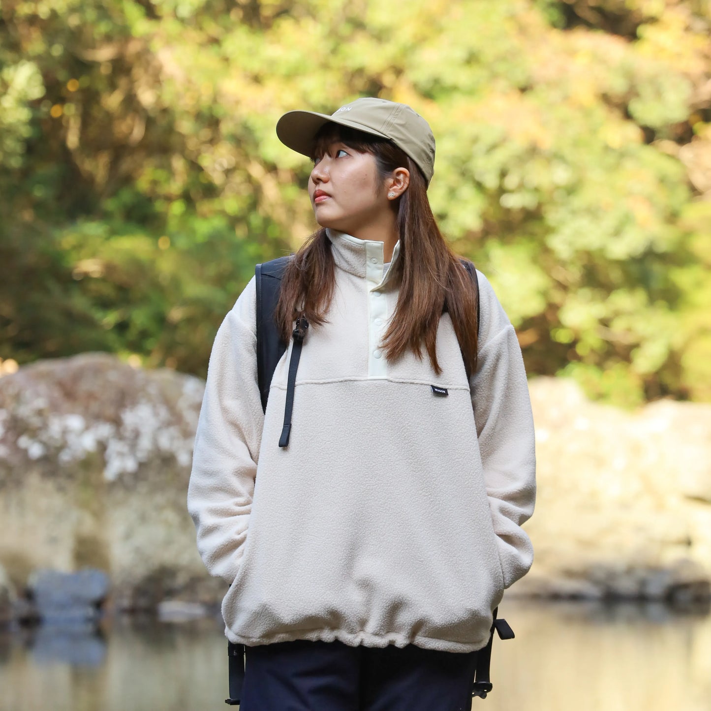 THERMAL PRO SNAP PULL OVER - NATURAL