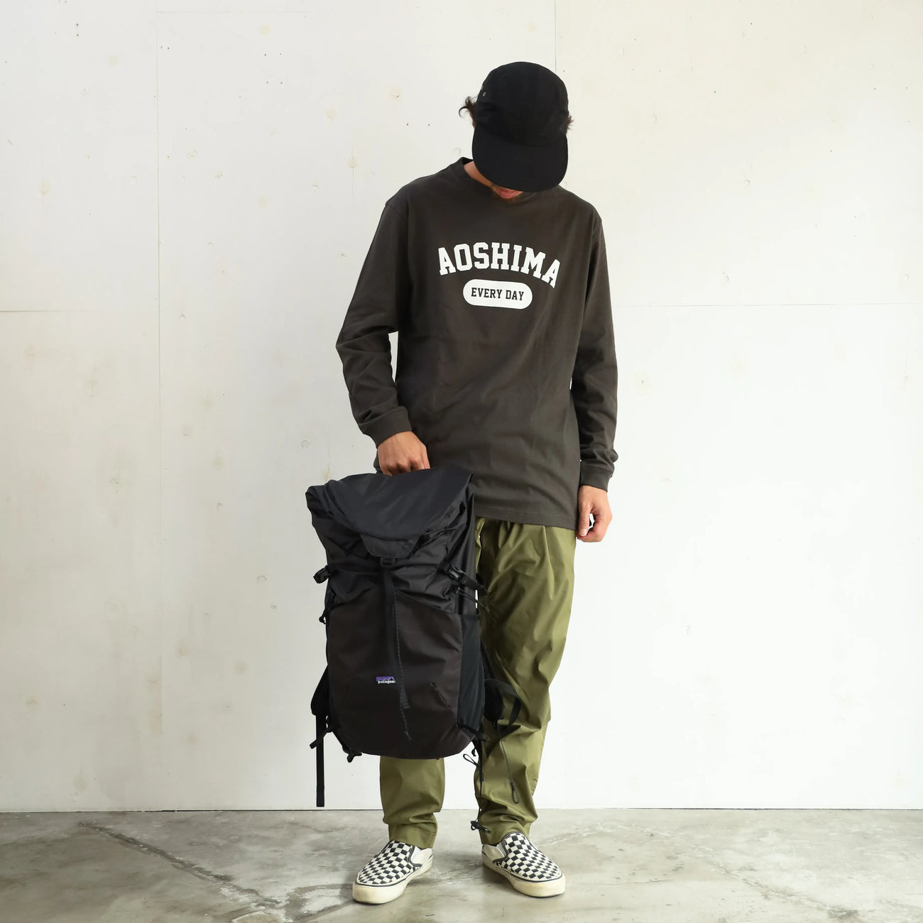 CYPRESS LONG BILL CAP - BLACK